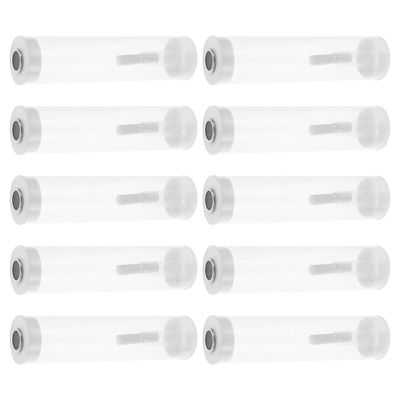 BRIGHTFUFU 10 Sets Transparent Bug Collection Tubes with Breathable Lids Insect Observation Containers for Nature Lovers Gentle Cricket and Butterfly Collector Tubes Safe and Insect Viewer