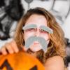 LUOZZY 5pcs Self Adhesive Fake Beard and Eyebrow Set for Cosplay Costume Party Celebrations view 3