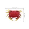 Abaodam Realistic Artificial Crab Plastic Ocean Animal Figurine for Early Learning Educational Biology Exploration Interactive Sea Creature Model for Classroom and Play view 2