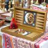 19.6-Inch Handmade Backgammon Set  Premium Khatam Wood Inlay  Traditional Persian Design  Luxury Gift for Men, Dad, Husband view 2