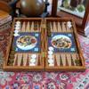 19.6-Inch Handmade Backgammon Set  Premium Khatam Wood Inlay  Traditional Persian Design  Luxury Gift for Men, Dad, Husband view 4