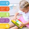 BWNOPQ Toddlers Piano Toy with Rainbow Lights, Portable Travel Piano Keyboard Musical Instrument Learning Toys, Music Interactive Birthday Gift for 3 4 5 Year Old (Yellow) view 3