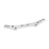 Aluminum 7075-T6 Alloy Front Or Rear Shock Tower for Tamiya 1:10 DT-04 R/C Fighter NXGEN-58741 Upgrades - Silver view 1