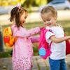 24 Pcs Backpack Valentine Day Cards for Kids, Pop Fidget Keychains Toddler Boys Robot Valentines Gifts Bulk for Kids Class Preschool Girls Valentine s Day Party Favors for Classroom Gift Exchange view 3