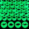 Seenelling 60 Pcs Glow in The Dark Bouncy Balls Dinosaur Rubber High Bouncing Balls for Kids Party Favor Classroom Gifts (Dinosaur, Green) view 1
