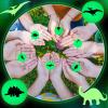 Seenelling 60 Pcs Glow in The Dark Bouncy Balls Dinosaur Rubber High Bouncing Balls for Kids Party Favor Classroom Gifts (Dinosaur, Green) view 4