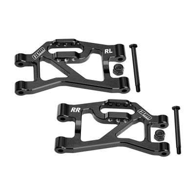 Aluminum 7075-T6 Alloy Rear Lower Suspension Arms for Traxxas 1/16 Mini Slash 4X4 Short Course Truck-108164-1 Upgrades - Black