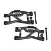 Aluminum 7075-T6 Alloy Rear Lower Suspension Arms for Traxxas 1/16 Mini Slash 4X4 Short Course Truck-108164-1 Upgrades - Black view 1