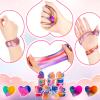 30 Pack Valentines Day Gifts for Kids Classroom, Galaxy Slime Valentines for Kids with Valentine Day Cards for School, Class Valentine's Day Exchange Party Favors view 3