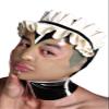 AiCc stylists Latex Tidy Maid Mask Halloween Rubber Hood Cosplay (L) view 1
