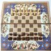19.7" Handmade Backgammon Chess Set  Traditional Persian Khatam Design | Luxury Wooden Inlaid Game Board | Gift for Him, Dad, Husband view 1