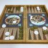 19.7" Handmade Backgammon Chess Set  Traditional Persian Khatam Design | Luxury Wooden Inlaid Game Board | Gift for Him, Dad, Husband view 3