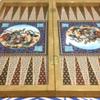 19.7" Handmade Backgammon Chess Set  Traditional Persian Khatam Design | Luxury Wooden Inlaid Game Board | Gift for Him, Dad, Husband view 4