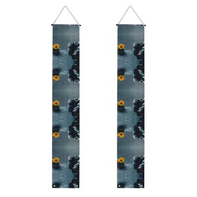 3d Graphics Universe Space Print Polyester Porch Banner,For Fall,Halloween And Thanksgiving Decorations