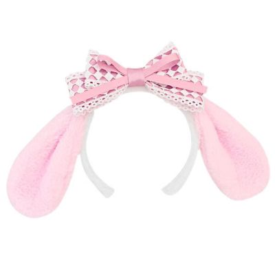Adult Kids Cute Cartoon Ears Shaped Headband Plush Hair Hoop Makeup Photoshoot Christmas Party Headpieces Cosplay Headbands For Women Ear Shape Halloween Animals Ears Color Matching
