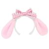 Adult Kids Cute Cartoon Ears Shaped Headband Plush Hair Hoop Makeup Photoshoot Christmas Party Headpieces Cosplay Headbands For Women Ear Shape Halloween Animals Ears Color Matching view 1