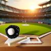 1 Set Miniature Baseball Set, 1/12 Scale, Bat Glove and Ball Baseball Cake Decorations, Baseball Bat and Ball Set Miniature Sports Doll House Accessories for Dollhouse Desktop Decor Photography Props view 3