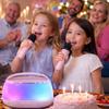 MJI Kiddos Kids Karaoke Machine with 2 Wireless Microphones, Bluetooth Speaker with Voice Changer & LED Lights, Portable Singing Toy Gift for Boys & Girls Ages 312 view 2