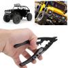 RC Shock Clamp Shaft, RC Shock Pliers Tool for 110/18/ Scale Remote Control Cars, Aluminum Alloy Assembly Disassembly Clamp with for Shock Absorber Maintenance view 2