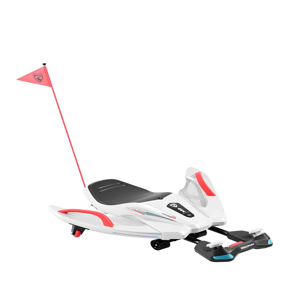 Rollplay Nighthawk Fly Kids Electric Ride-On Toy, 24V Hub Motor, 8 MPH, Ages 6+