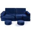 Schooled Kids Soft Play Couch (14pcs) - Children's Furntiture, Modular Kids Play Couch - Sensory Room Must Have Gifts for Toddlers - Climbing Pillow Fort view 2