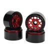 4PCS 110: Drift Car Wheel Rims, RC Car Wheel Rims, Aluminium Alloy IFR Skarn Pressure for 19. Inch Tyres, Strength Forged with 5 Sided Spokes and Triangular view 4