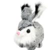 Luwecf Rabbit Interactive Electronic Pet Bunny Toy,Cute Realistic Walking Wiggle Ears for Kids Girls and Boys Gifts, Dark Gray view 4