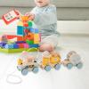 JCRBILW Wooden Pull Toy, Early Learning Toy, Creative and Educationally for, Children, Boys and Girls Aged 1, 2, 3, and 4, Sea view 3