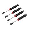 CHICIRIS 4pcs RC Car, Alloy Oil Dampers for 1/10 Scale Vehicles, Enhanced Stability and Handling on Any Terrain (Black) view 3
