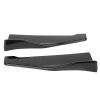 2Pcs Side Skirt Rocker Splitters Lip Winglet Wing, Carbon Car Kit, 189in. ABS Side Splitter Extension with Screws, for Enhanced Aerodynamics and Sporty Look view 2