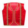 HULIJA Kids Boys Medieval Retro Steampunk Fairy Tale Trimmings Vest with Pumpkin Pants Arabian Prince Outfits Burgundy 6 Years view 3