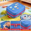 Case Compatible with Little Tikes Story Dream Machine Starter Set, Toys Storage Bag with 5 DIY Embroidery Patches, Organizer for Projector Storytime Books and Audio Character- Blue Letters (Box Only) view 3