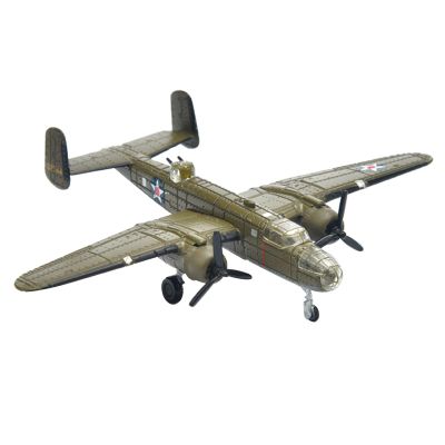 CHICHIYANG 1:200 US B-25 Mitchell Bomber Model Alloy Die-Cast Airplane Fighter Collectibles for Aircraft Enthusiasts & Collectors