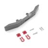 Rc Bumper Compatible with WPL B14 B24 B16 B36 Q60 Q61 Q62 1/16 RC Car Upgrade Parts Accessories Metal Front Bumper with Tow Hook(Gray) view 1