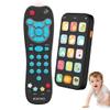 Toy Phone Baby Remote Control Toy Set, Play Phones TV Remote Control with Music Light for 6+ Months, Early Learning Baby Toys Gift for 1 Year Old Boys Girls Toddler Infant Kids, English/Spanish, Blue view 1