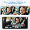 7" Touchscreen Baby Car Mirror, Baby Car Camera HD 1440P, View Infant in Rear Facing Seat with 150Wide Angle, Night Vision, Easy Setup view 4