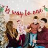 1/2 Way to One Banner, Christmas Half Way to One, My 1/2 Birthday, Winter Christmas Xmas 6 Month Birthday Party Decorations view 2