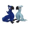 11.8 Inch Rio Blu&Jewel Plush, Soft Cartoon Blue Macaw Stuffed Parrot Throw Pillows for Home Decor for Anime Fans (2 PCS) view 1