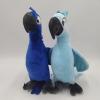 11.8 Inch Rio Blu&Jewel Plush, Soft Cartoon Blue Macaw Stuffed Parrot Throw Pillows for Home Decor for Anime Fans (2 PCS) view 2
