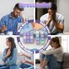 3 Pcs Keyboard Fidget Toy, Purple Loud Fidget Keyboard Keychain 4-in-1 Keyboard Clicker Fidget Toy Stress Relief, 9Key Fidget Clicker Toys for Anxiety Decompression, Purple view 4