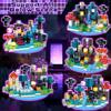 Annexfun 200PCS Magnetic Blocks with Light Up Blocks - Magnetic Building Blocks, Magnetic Cubes STEM Sensory Learning Toys for Kids, Birthday Gifts for Boys and Girls Ages 3+ view 4