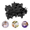 10PCS RC Airplane Plastic Motor Mount Cross Brushless Motor Mount Base for RC Airplane Plane Helicopter 22 Series Motor Mount Part (Black) view 2