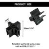 10PCS RC Airplane Plastic Motor Mount Cross Brushless Motor Mount Base for RC Airplane Plane Helicopter 22 Series Motor Mount Part (Black) view 3