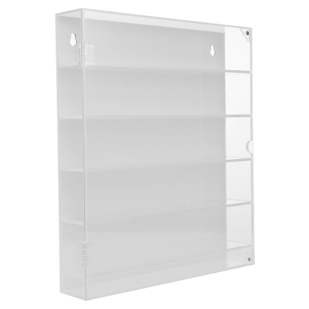 Abaodam Acrylic Display Case: Mini Toy Car Organizer for Desktop & Wall Mounted - Clear Storage Box for Model Cars and Mini Figures - Dustproof Showcase Cabinet
