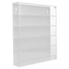 Abaodam Acrylic Display Case: Mini Toy Car Organizer for Desktop & Wall Mounted - Clear Storage Box for Model Cars and Mini Figures - Dustproof Showcase Cabinet view 1