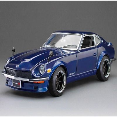1970 Fairlady Z (S30) RHD (Right Hand Drive) Midnight Blue Metallic Asian Collectibles Series 1/18 Diecast Model Car by Sun Star SS-3515R