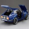 1970 Fairlady Z (S30) RHD (Right Hand Drive) Midnight Blue Metallic Asian Collectibles Series 1/18 Diecast Model Car by Sun Star SS-3515R view 2