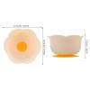 DECHOUS Silicone Suction Baby Bowl Infant Food Serving Bowl Suction Cup Kids Tableware Prevents Slips for Toddler Baby Feeding Supplies view 4