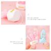 5Pcs Mini Resin Cactus Figurines  Cute Micro Landscape Ornaments for Garden, Living Room, Office, Automotive Interior Decoration, DIY Desktop Decor,Fun Collectible Home & Party DecorationLight Blue view 4