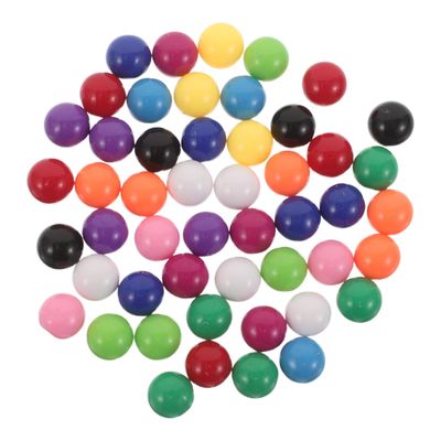 Yardwe 240pcs Game Replacement Marbles Balls - Colored 10mm Marble Beads Sorting Counting Toys for Preschool Chinese Checkers Game Accessories
